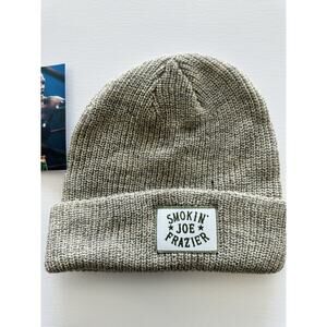 Roots Of Fight Smokin' Joe Frazier Heather Tan Beanie OS NWT